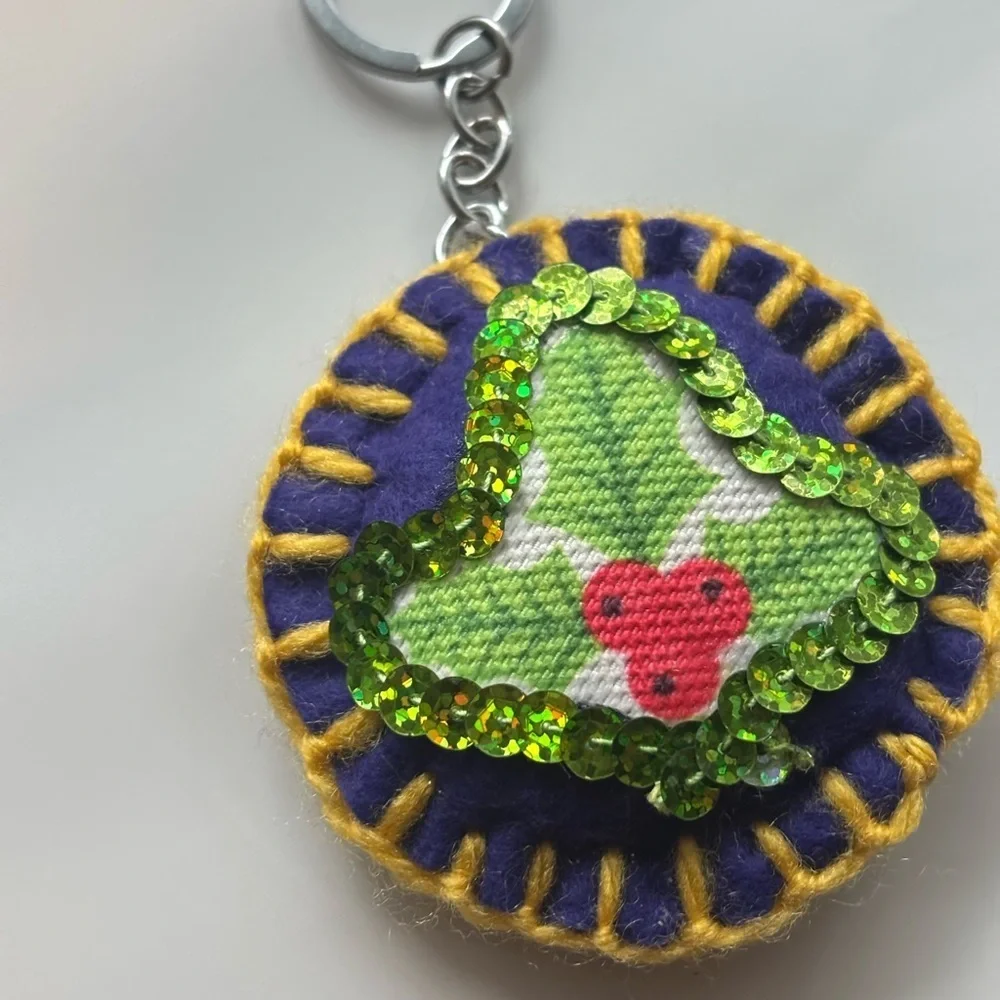 Colorful Sequin Keychain